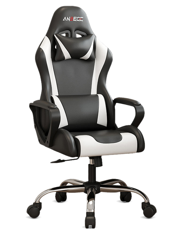 صندلی بازی کامپیوتر اداری چرخشی ارزان قیمت با بالش سر و کمر قابل جابجایی HS-706 